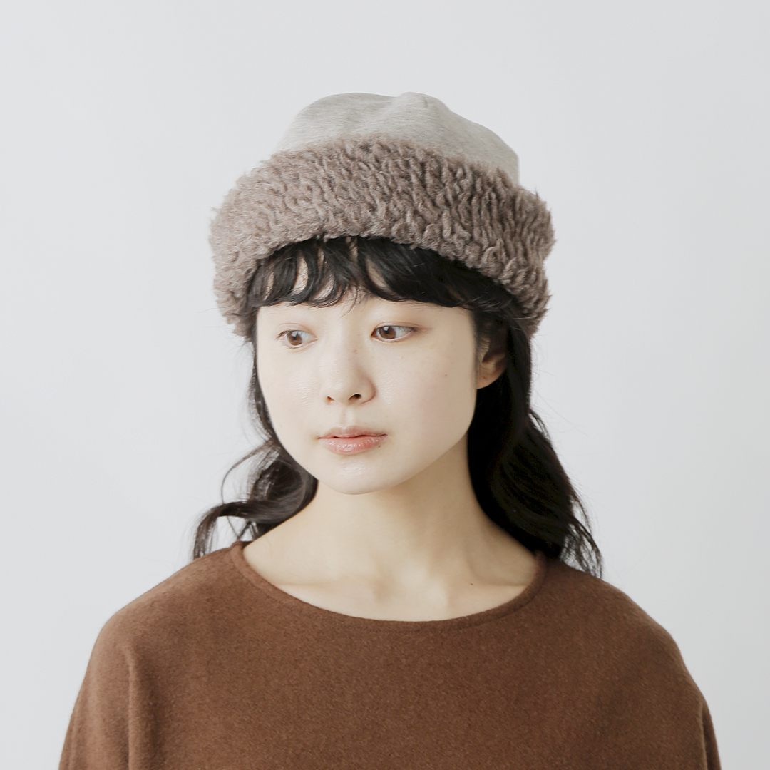 専門店品質 【値下げ】mature ha. ボアフードキャップ - 帽子