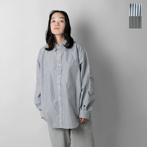 DAIWA PIER39 _CsA39 <br>M[J[ OX[u XgCv Vc gW's TECH REGULAR COLLAR SHIRT L/S STRIPEh be-83024wl-tr