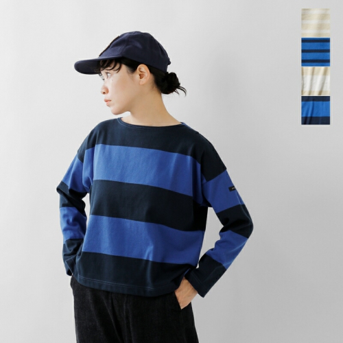 G.F.G.S. W[GtW[GX <br>I[KjbN Rbg {[_[ {[glbN bNX  vI[o[ gBoat-neck relaxh boat-neck-relax-ms