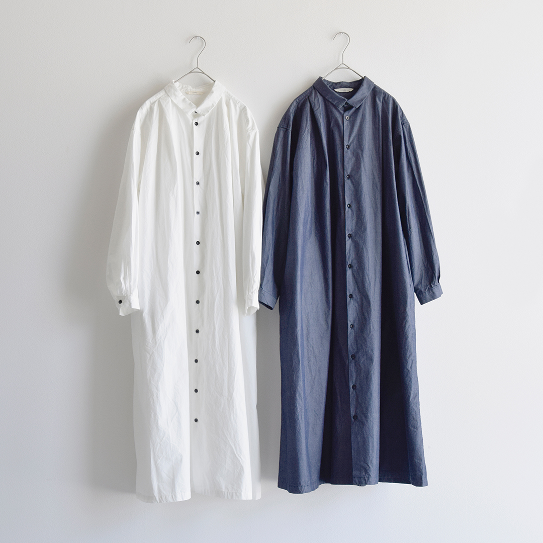 CLOLI N <br>Rbg^bNVchX gCOTTON TUCK SHIRT DRESSh cl-d0012-fn