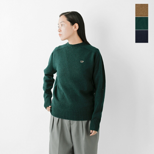 SCYE BASICS TCx[VbNX <br>VFbghE[ N[lbN Z[^[ gShetland Wool Crew Neck Sweaterh 5224-13602-tr