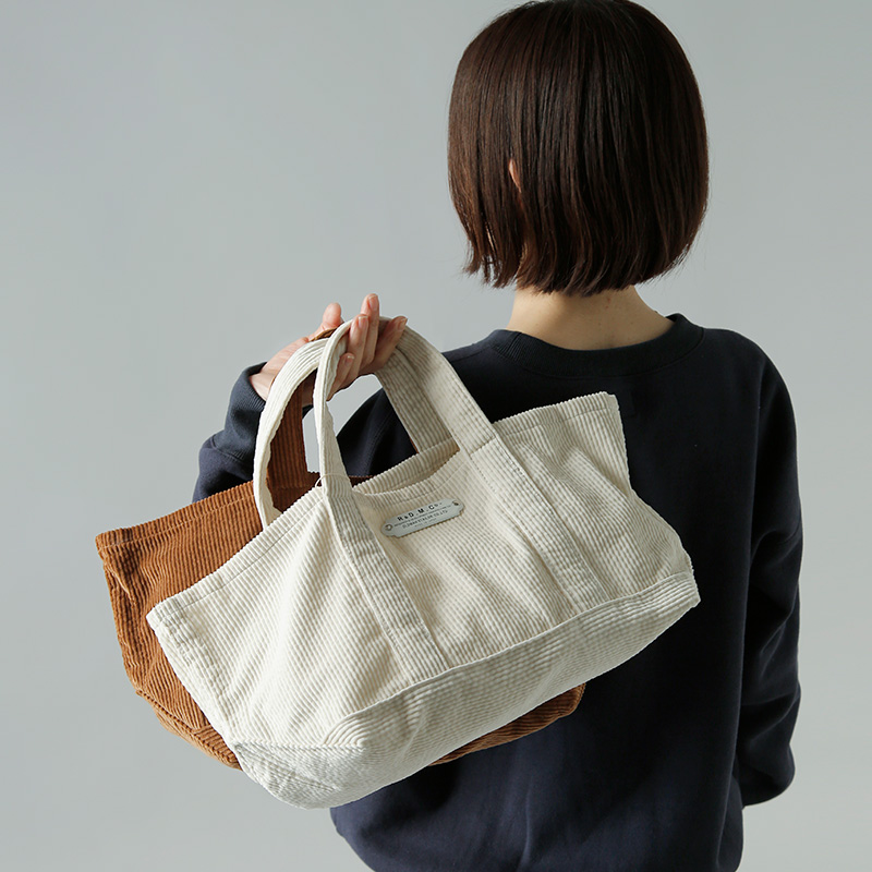 R & D.M.Co- I[h}Ye[[ <br>Rbg R[fC g[g obO g9W CORDUROY TOTE BAGh 7094 2025ssV